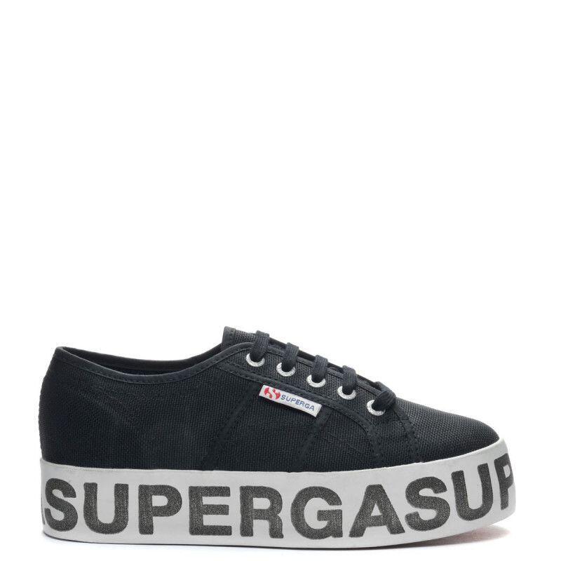 Baskets femme Superga 2790 - Cotw Glitter Lettering