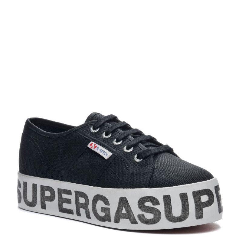 Baskets femme Superga 2790 - Cotw Glitter Lettering