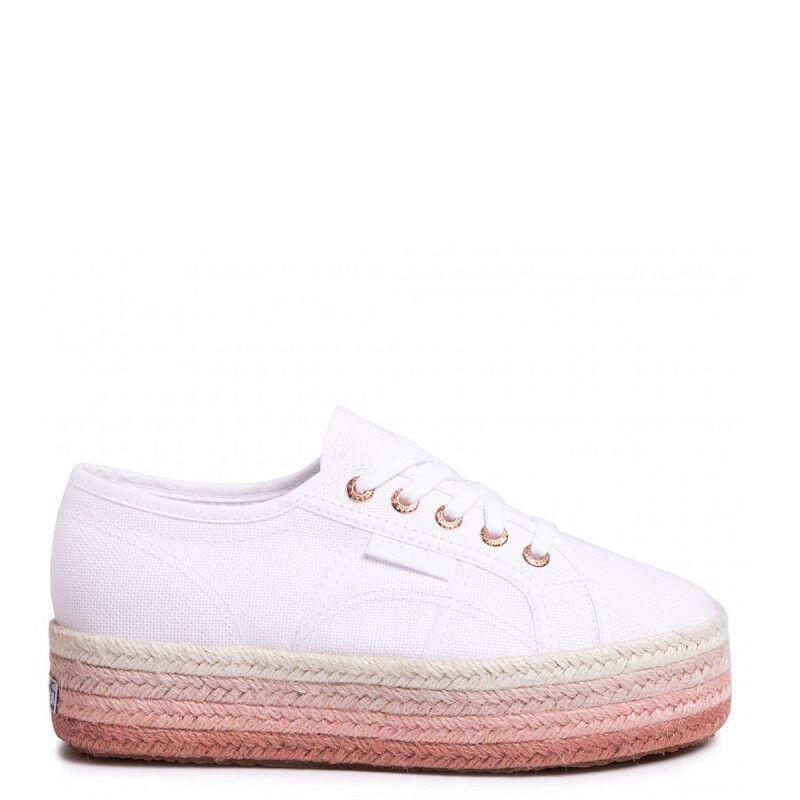 Superga - Baskets Femme Superga 2790 - Loud Cotw - Baskets - Multicolore|rose - 38 - Decathlon