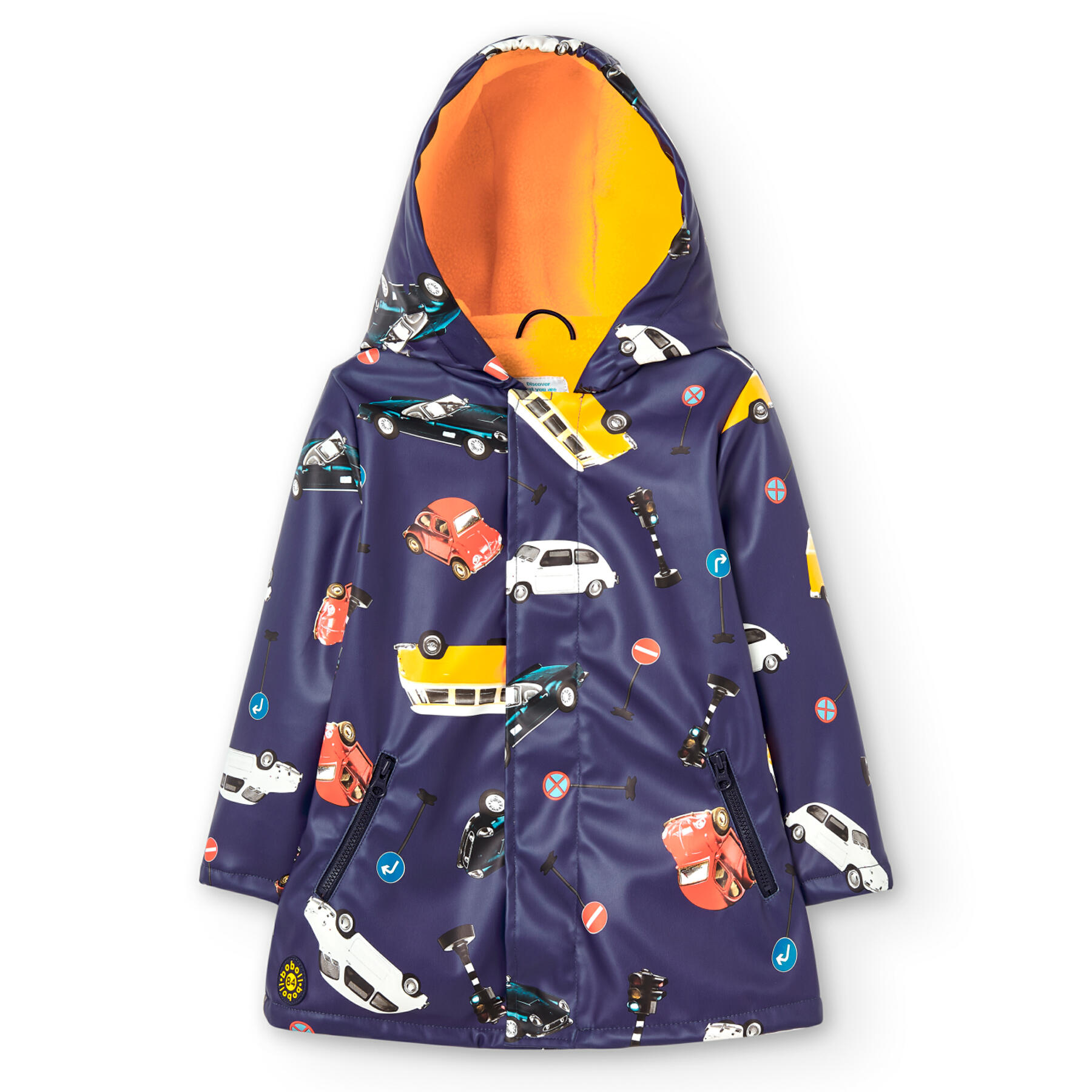 Chubasquero Senderismo Ni o Boboli Multicolor Capucha Impermeable