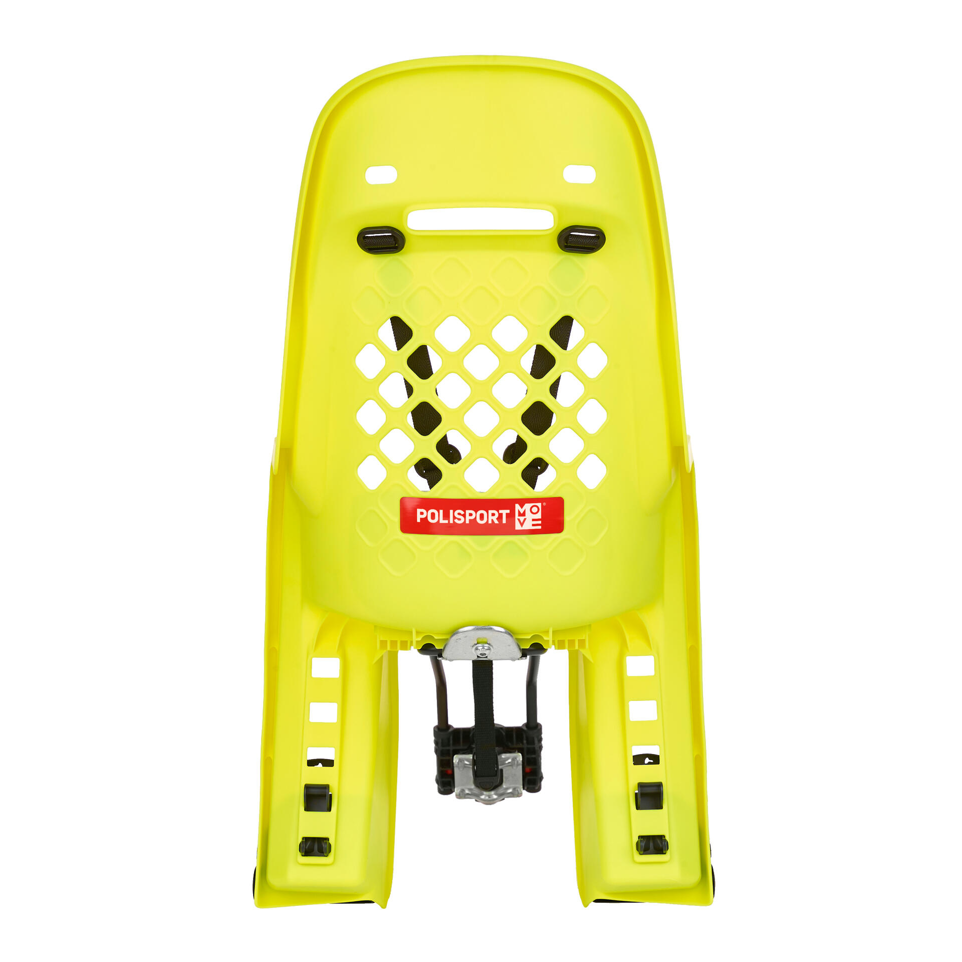 Siège Enfant Vélo Arrière Sur Cadre JOY Fluo / Gris Foncé 4/8