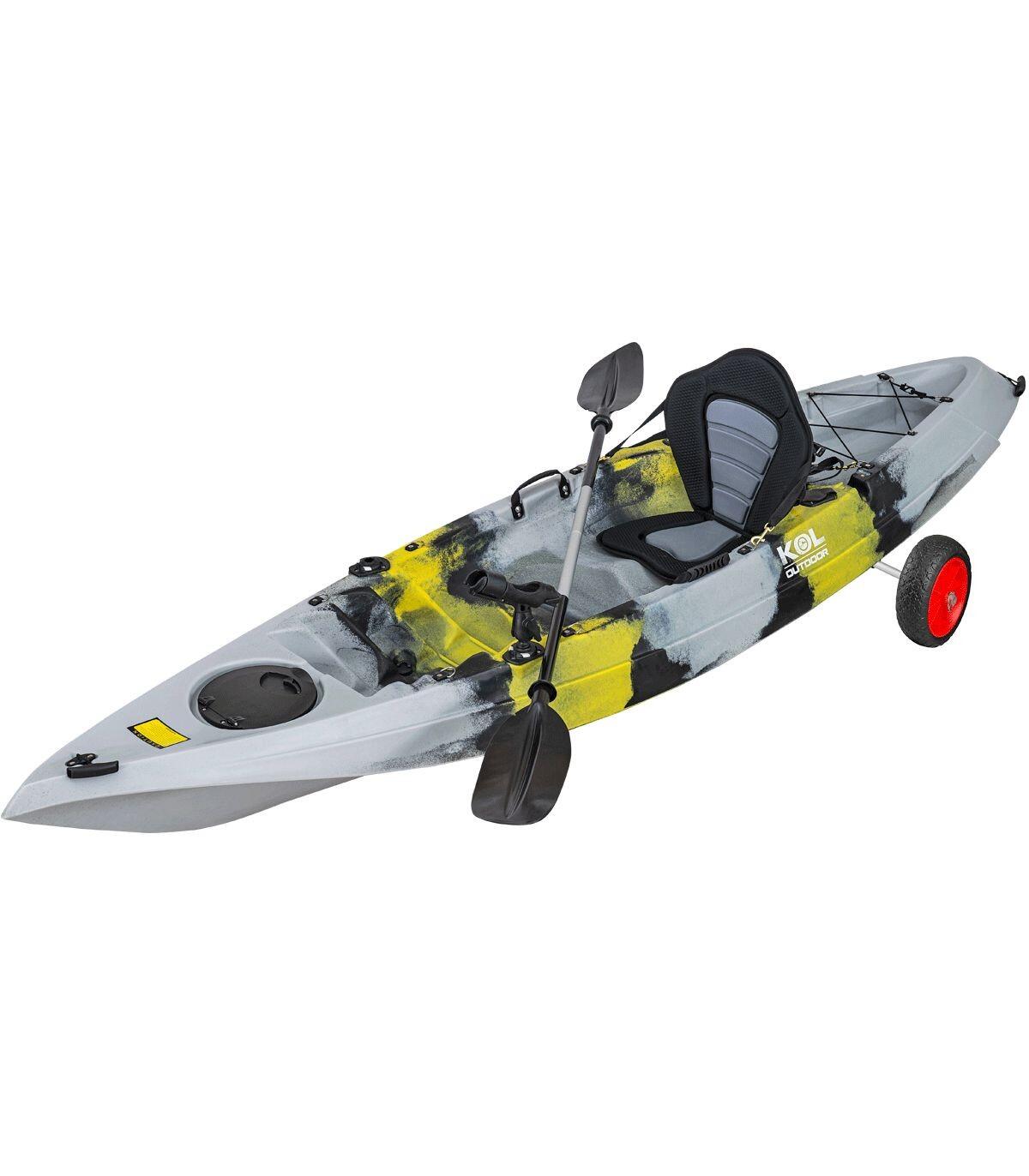 Carrinho Kayak Autoesvaziável Alumínio Rodas PU Antifuro 60 kg Kol CKA01 6/6