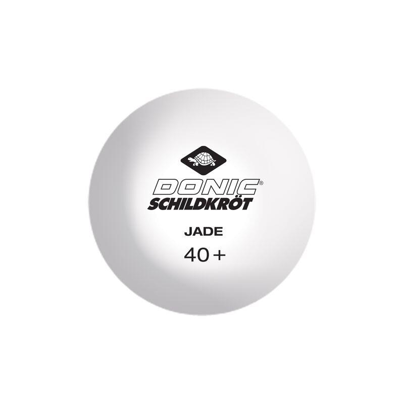 Míčky na stolní tenis SCHILDKROT Jade Poly 40+ 12ks 3/4