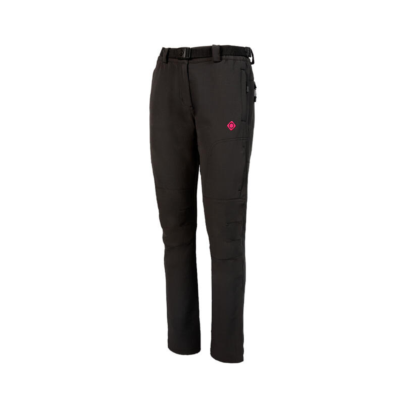 PANTALÓN DE MONTAÑA NEGRO FUCSIA MUJER INVIERNO BALTIC W FW