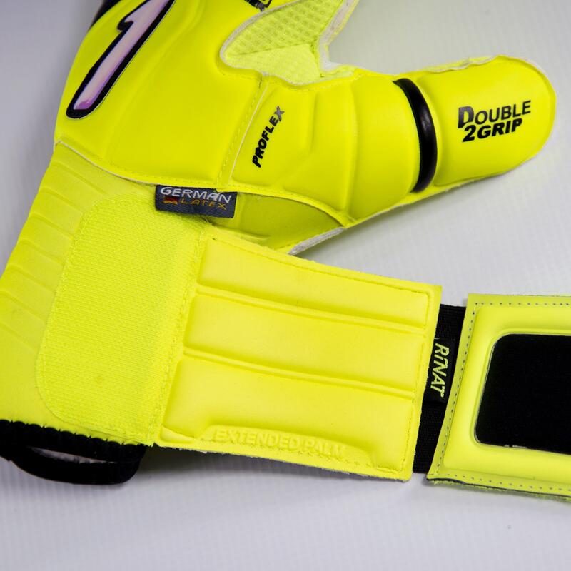 Torwarthandschuhe Erwachsene Rinat Uno Premier Lux Neon Gelb