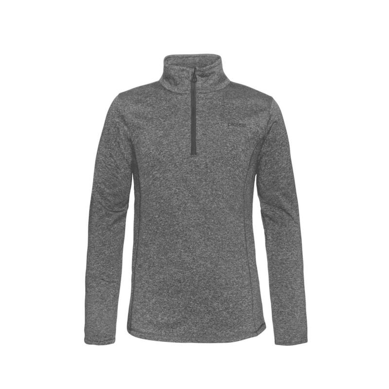 G Fabrizom Jr 1/4 Zip Top - Trui - 592 dark grey melee - meisjes - Pisteskiën