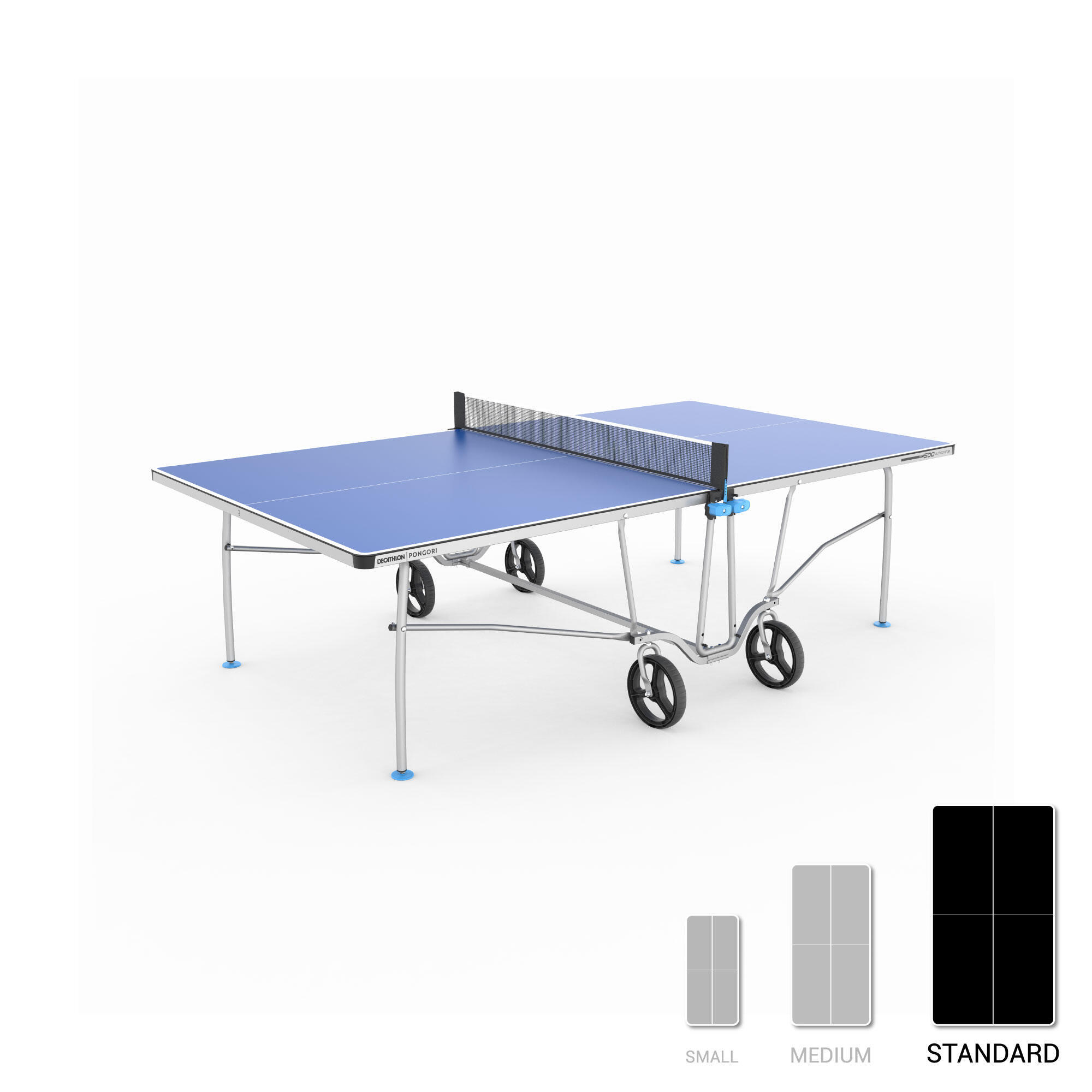 Recondicionado - MESA DE PING PONG PPT 500.2 EXTERIOR AZUL - Muito bom 4/5