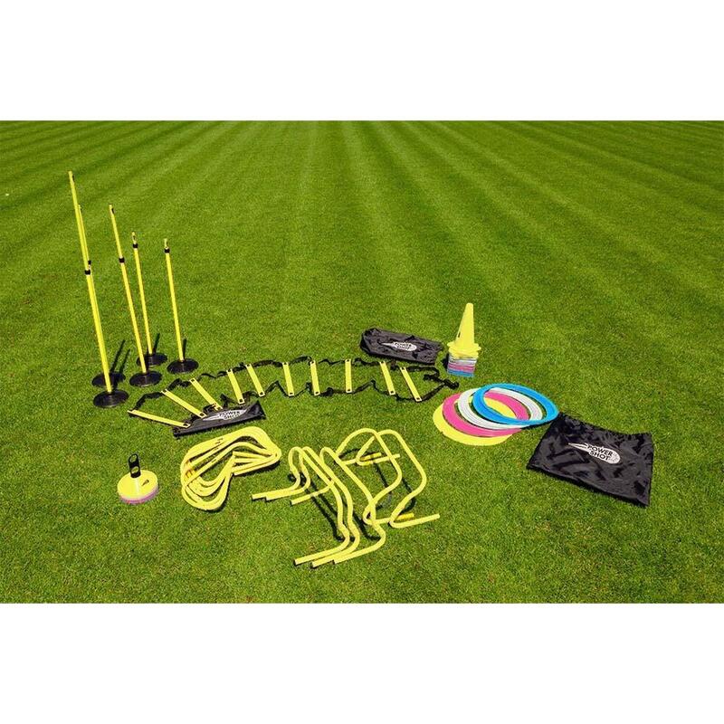 Set Kit De Entrenamiento Futbol Step+aros+vallas+conos+esca