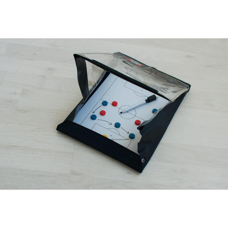 POWERSHOT Tactisch voetbalbord - waterdicht - magnetisch - 24 x 35cm - met magne
