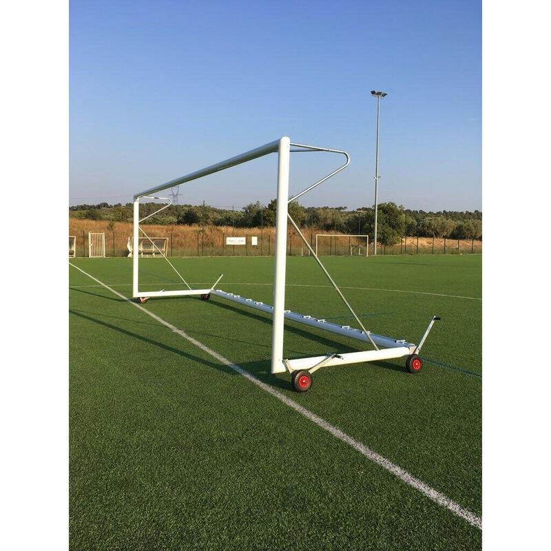 Baliza de futebol auto-bola de futebol transportável de 8 x 2,10m