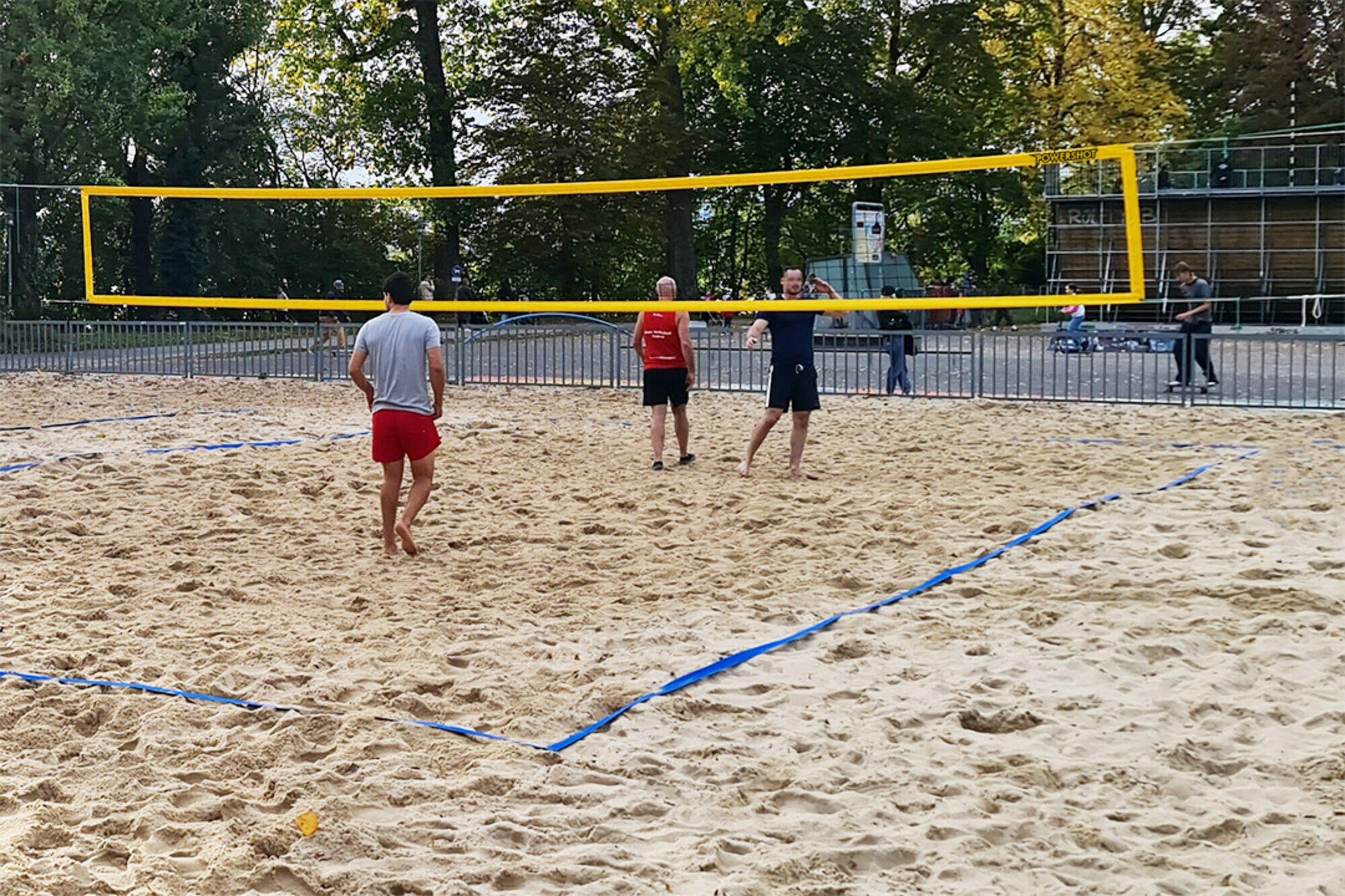 Rete da competizione di beach volley 3mm 5/5