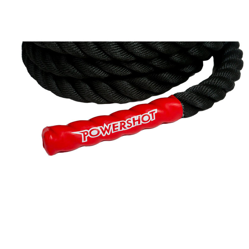 Corde ondulatoire d'entraînement 12 m - Noir, Rouge - Corength - Décathlon