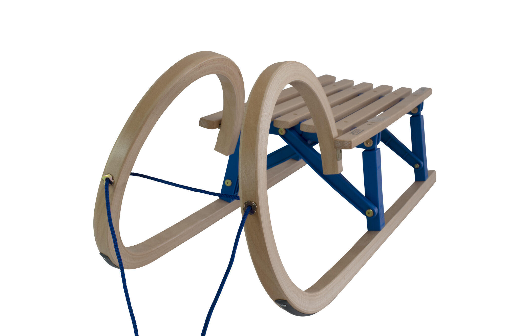 Trineo de caracol de madera plegable - 100cm 2/4