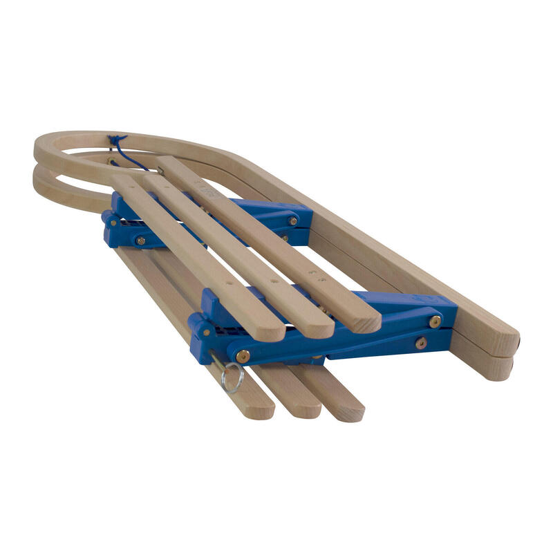 Luge escargot en bois pliable avec siège - 100cm