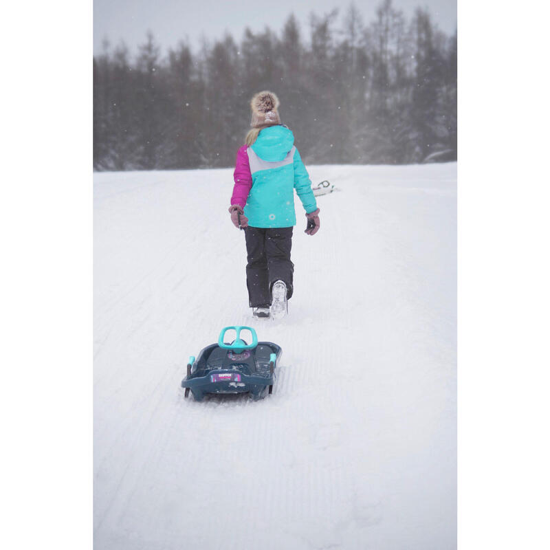 Sanki z kierownicą dla dzieci - Z hamulcami i liną do ciągnięcia sanek
