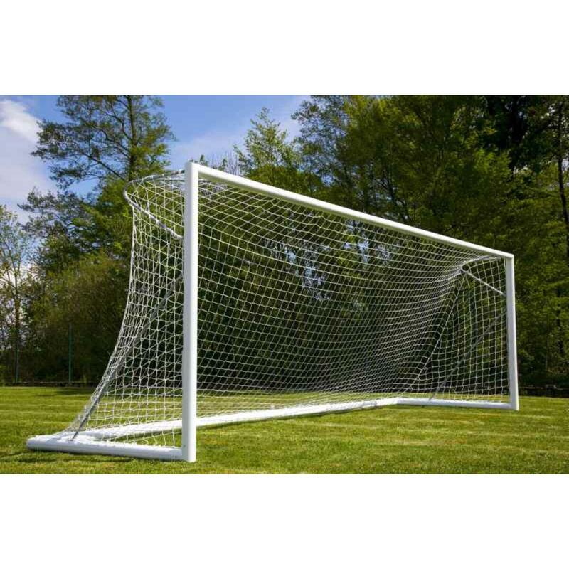 Rede de Futebol 3mm - Branco - Para baliza 7,32 x 2,44 x 0,8 x 1,5m