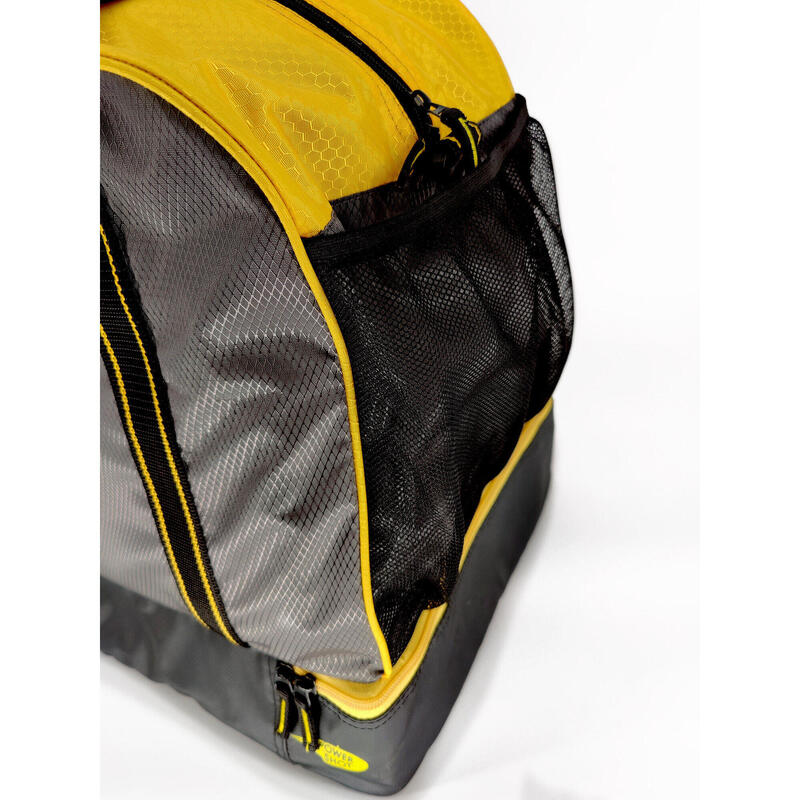 Bolsa de deporte ecológica Cubico - Impermeable - Amarillo y negro