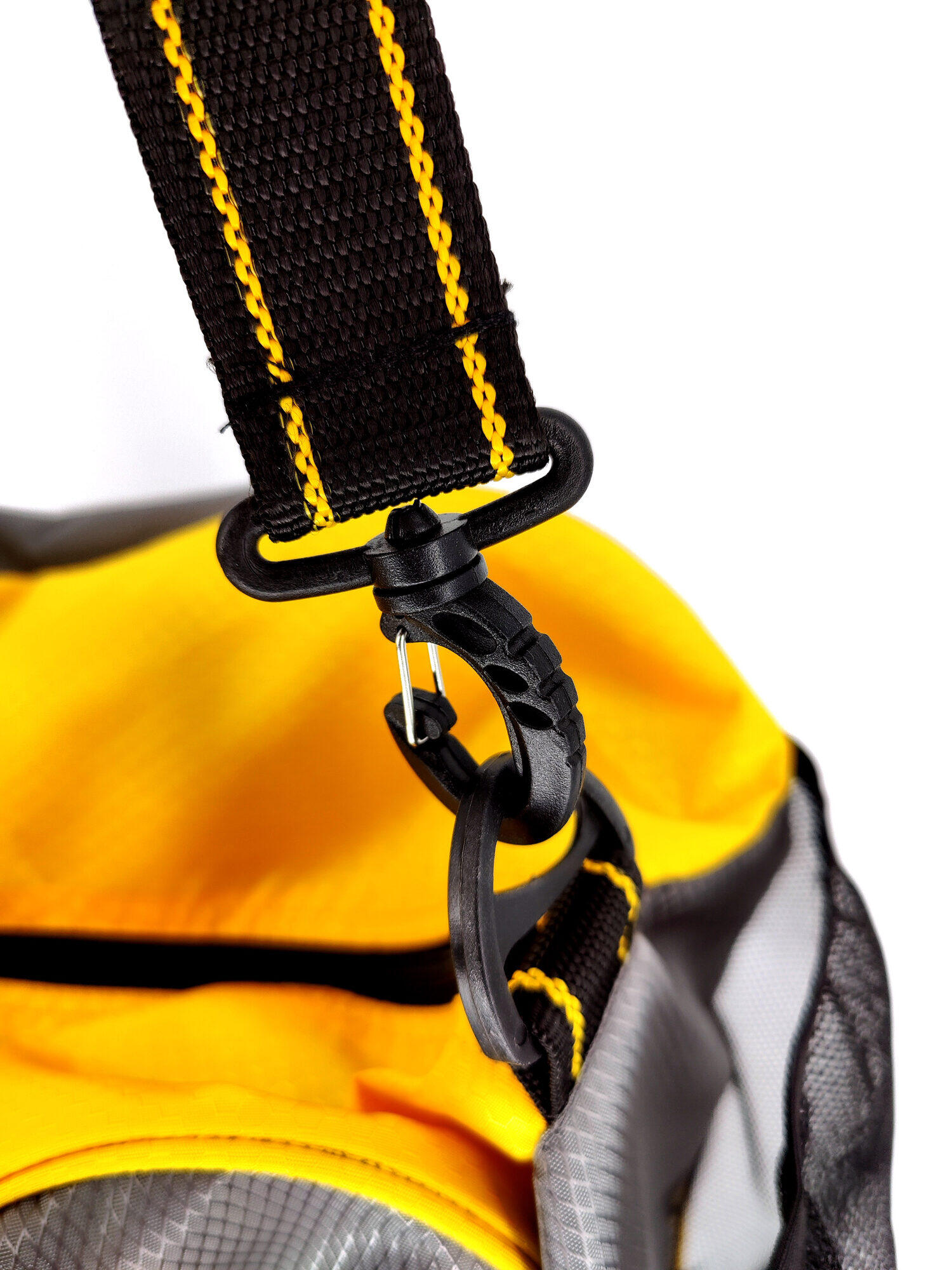 Borsa sportiva ecologica Cubico - Impermeabile - Giallo e nero 4/5