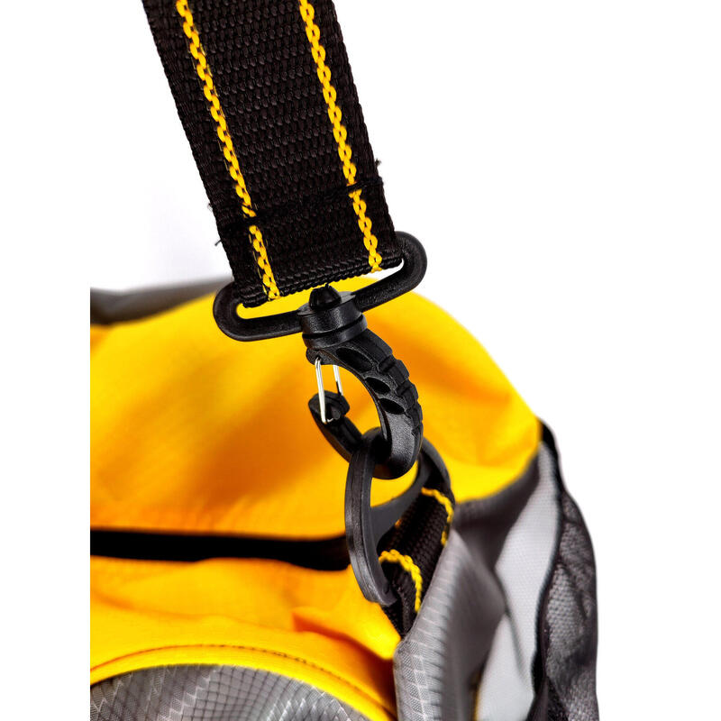 Borsa sportiva ecologica Cubico - Impermeabile - Giallo e nero