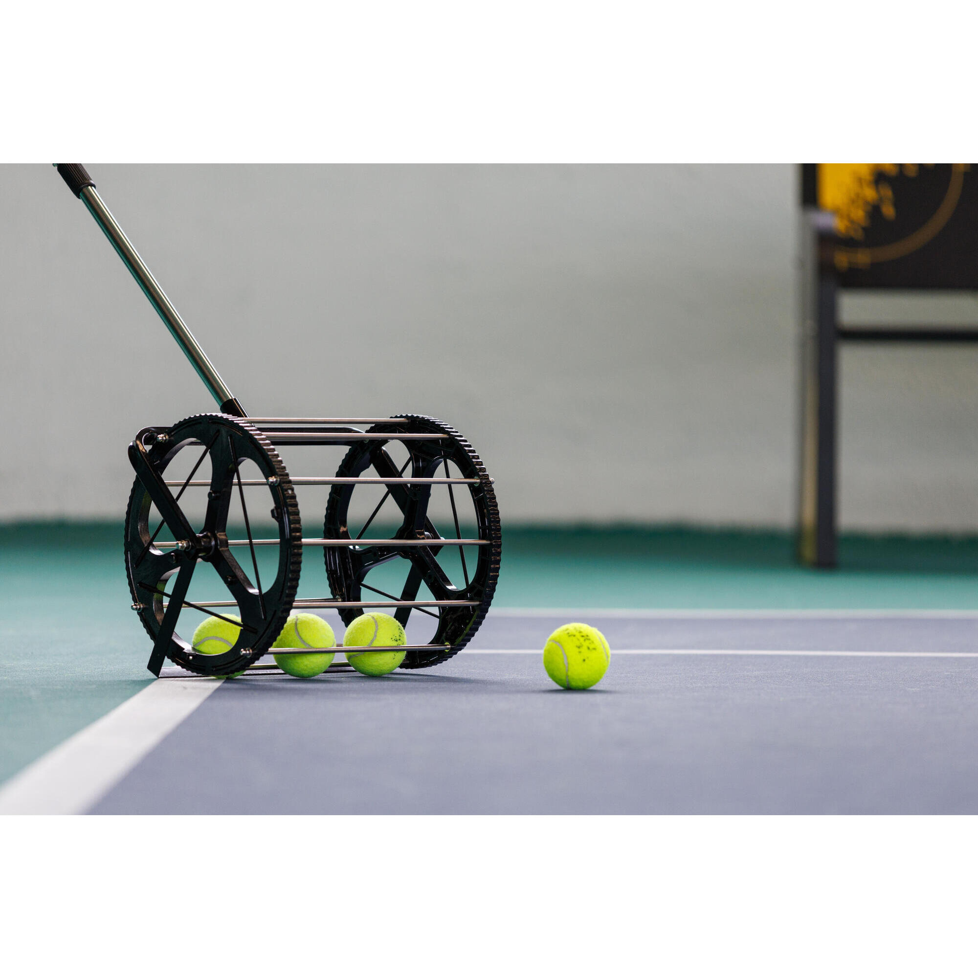 Ramasseur De Balles De Tennis Réglable - Poignée Télescopique 74-114 Cm - Pour Ramasser Balles De Tennis, Ping-pong, Golf