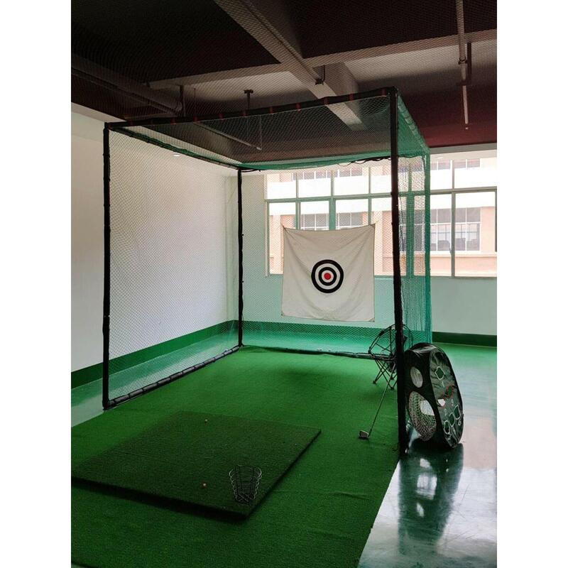 Jaula de golf 3 x 3 x 3 m - Incluye diana/espuma protectora/chaleco