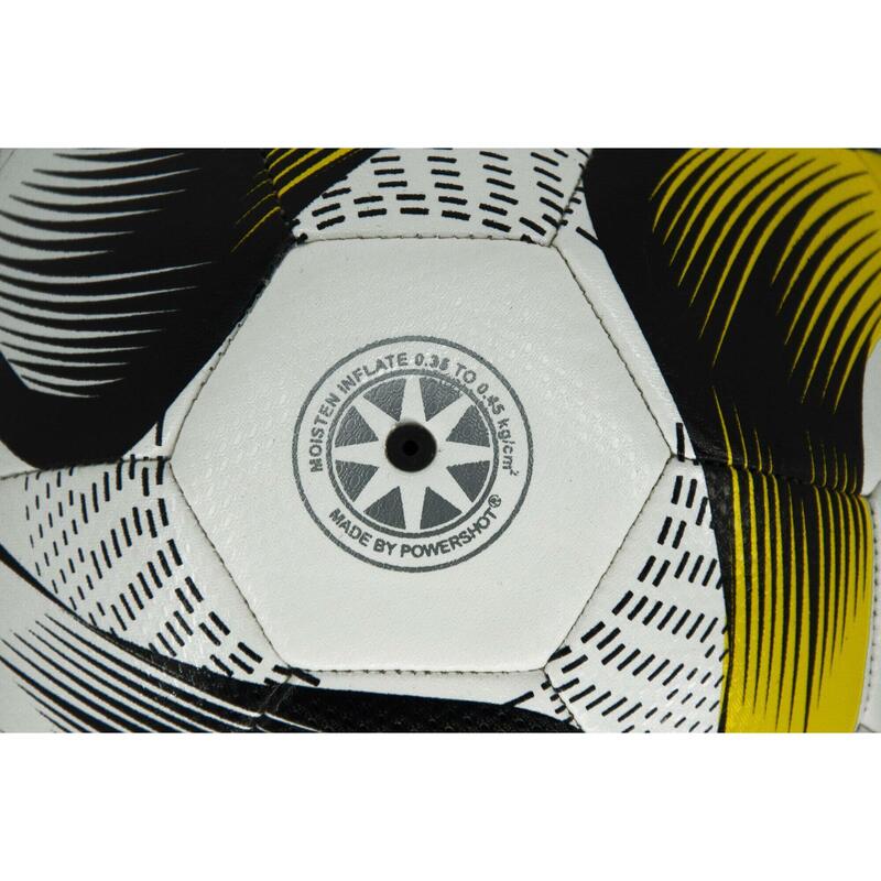 Ballon de football jaune et bleu - taille 4