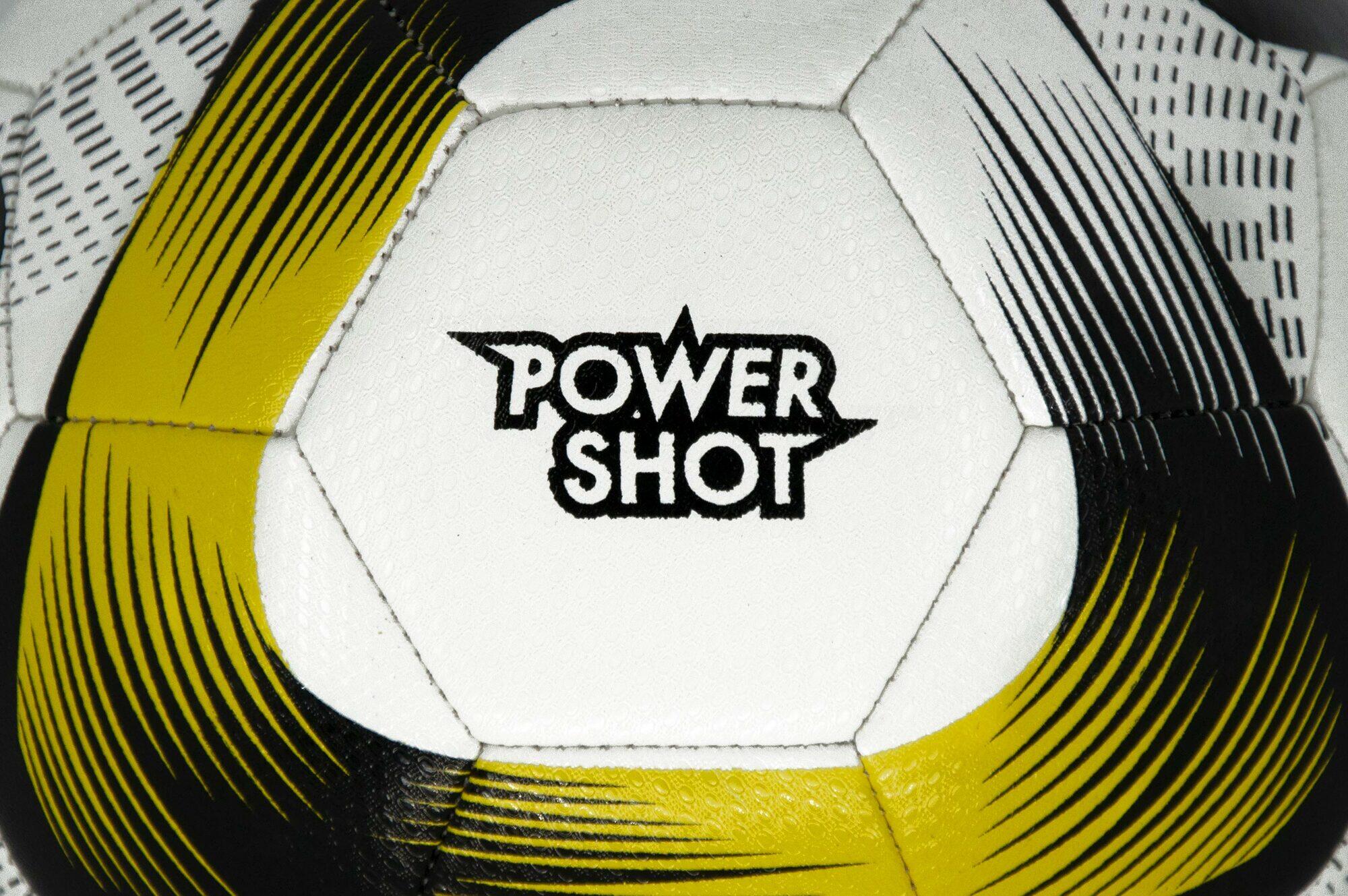 Ballon de football jaune et noir - taille 5 3/5