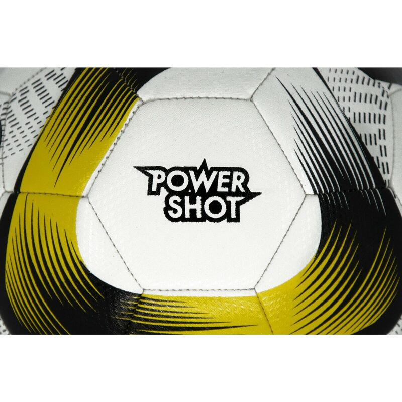Ballon de football jaune et bleu - taille 4
