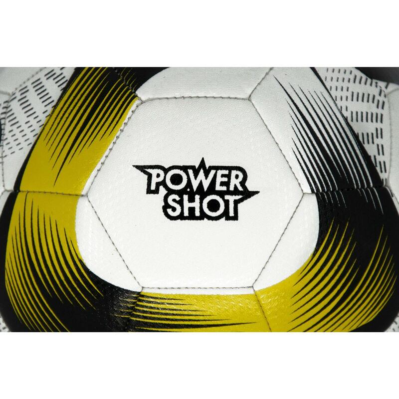 Ballon de football jaune et noir - taille 3