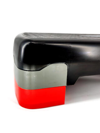 The Step Fitness Aerobic Platform 2 Risers Vintage 90s Color Blocked