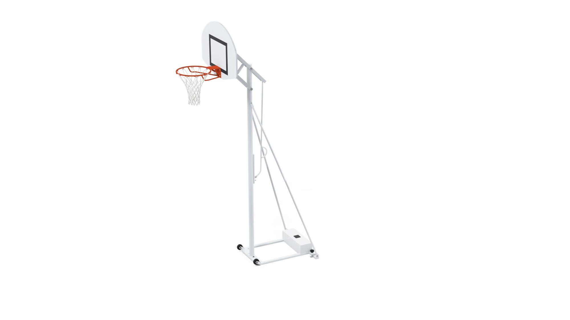 Panier de basket sur roues - Grand panier de basket professionnel 3/4