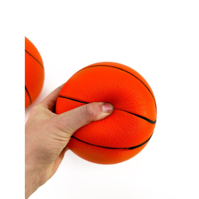 Ballon de basketball en mousse - Taille 2 (diamètre : 14cm)