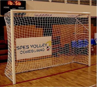 Fußball-/Futsal-Tor zum Einbetonieren 3 x 2m - Aluminium