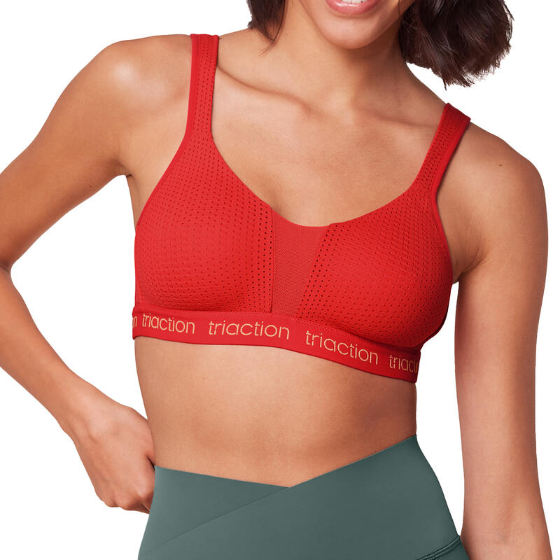 Brassière zippée double maintien fort femme