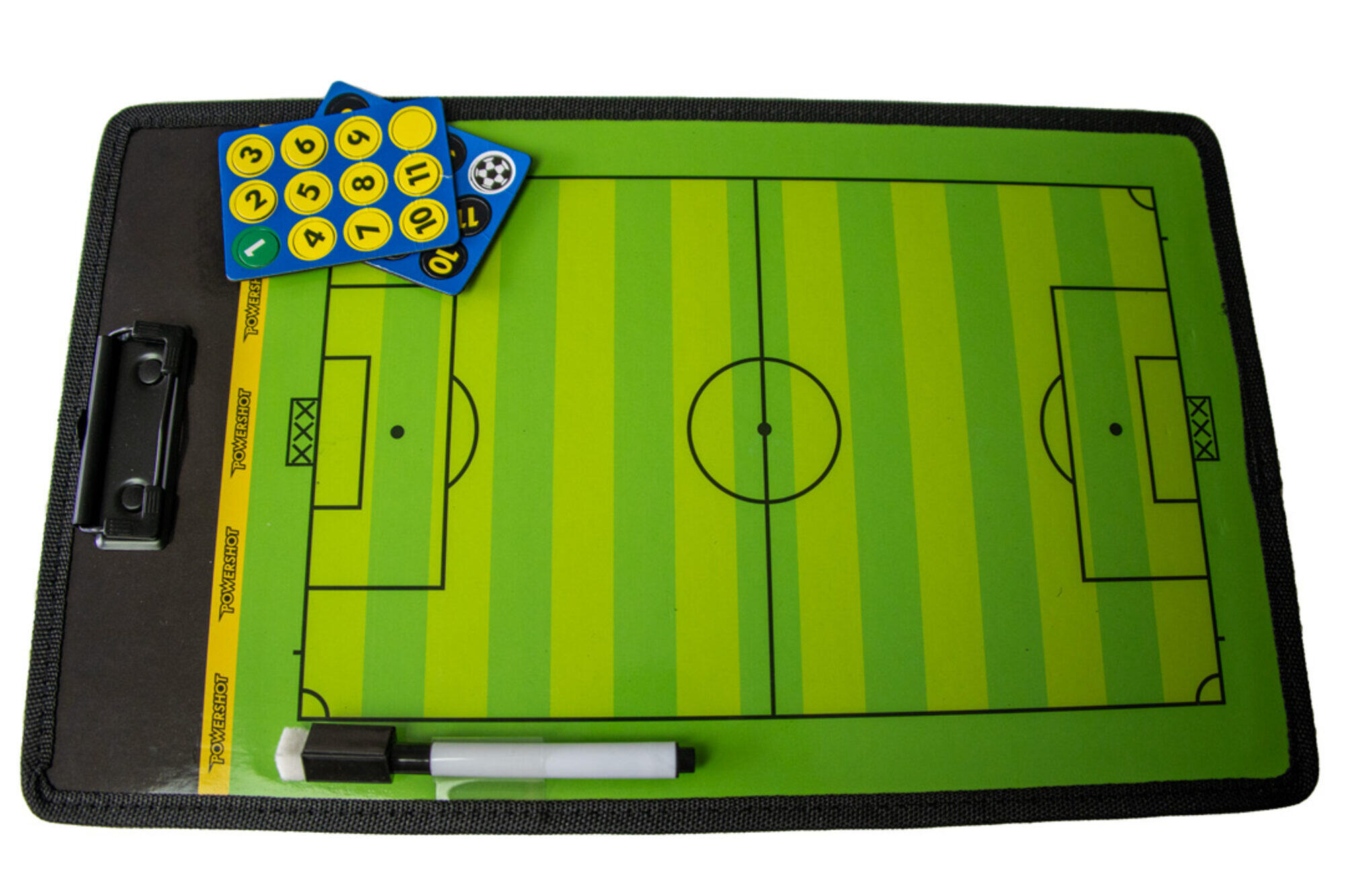POWER SHOT Pizarra magnética táctica de fútbol - 35x20 cm