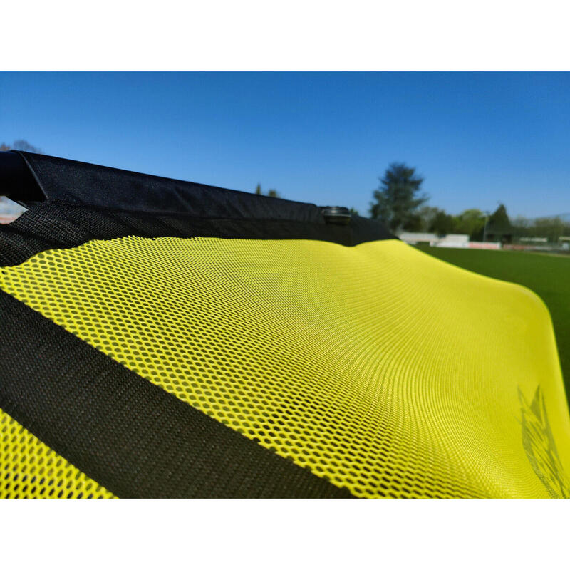 SKLÁDACÍ hliníková branka na malý fotbal 1,5 x 1 m