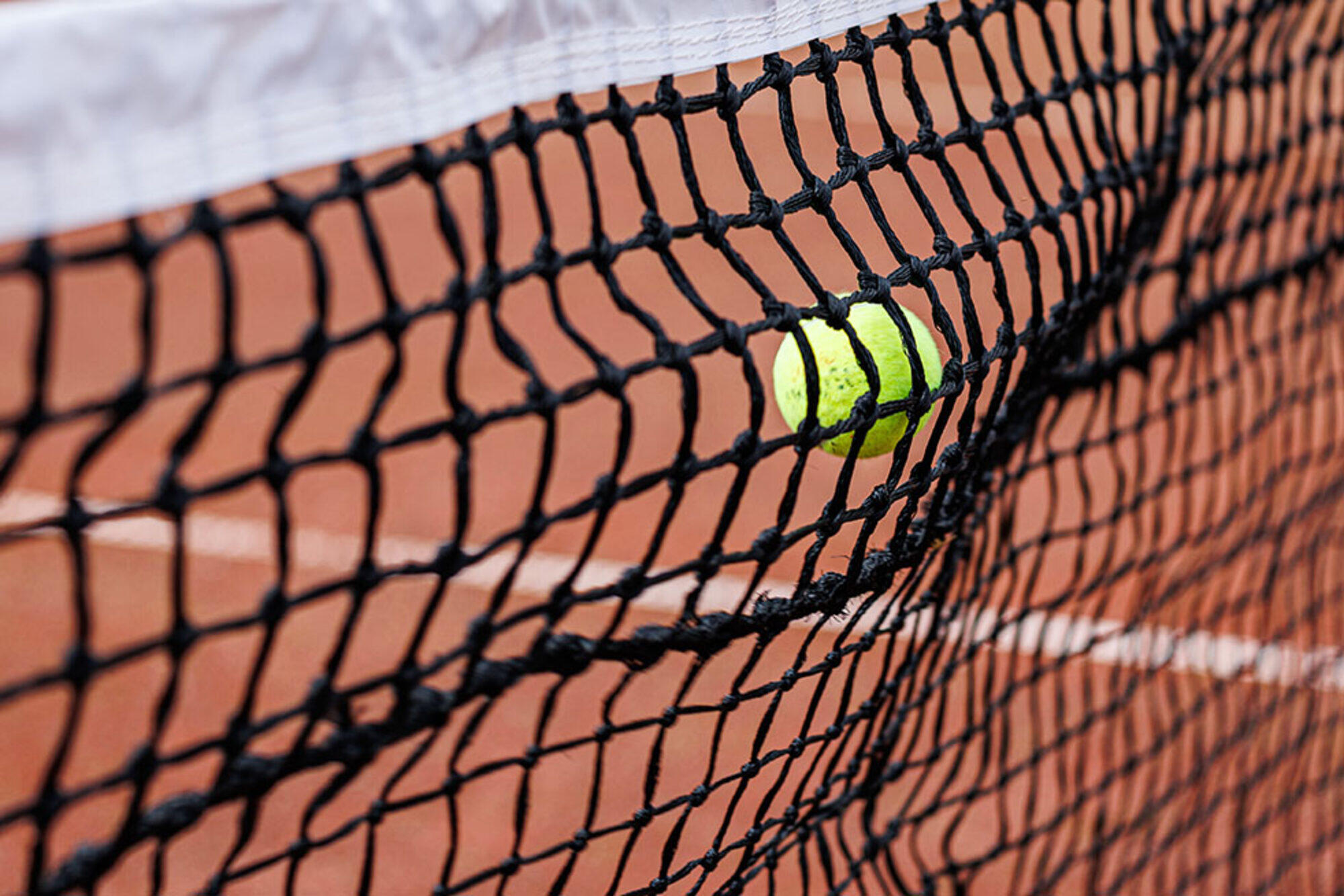 Rete da tennis expert 3,5 mm a doppia maglia - Speciale campi in terra battuta 5/7
