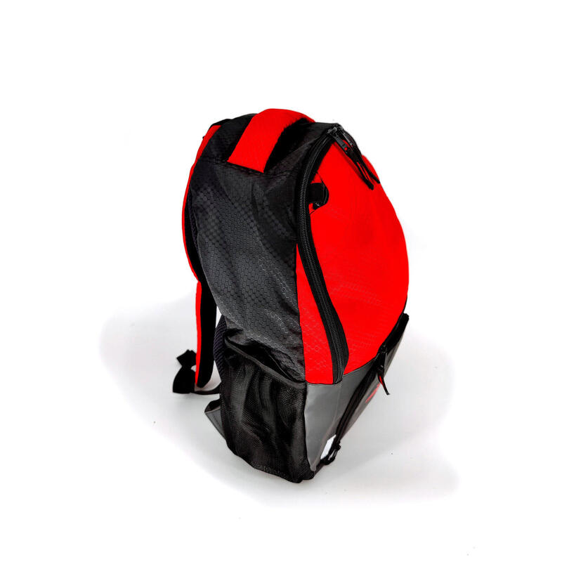 Sac de sport écologique Pelota - Etanche - Rouge et noir