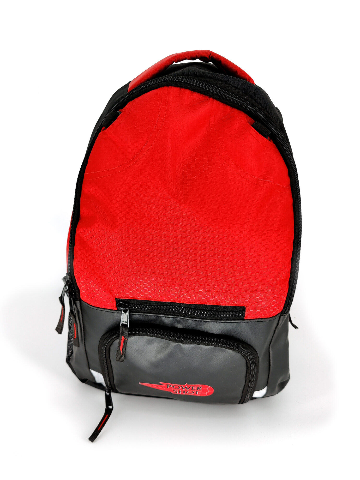 Borsa sportiva ecologica Pelota - Impermeabile - Rosso e nero 3/4
