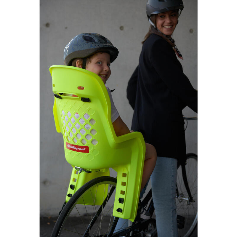 Siège Enfant Vélo Arrière Porta-Bagages JOY Gris Foncé / Gris Foncé