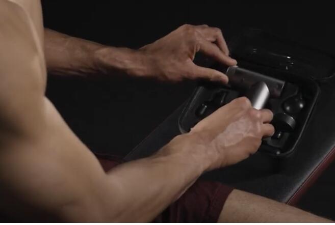 Pistolet de massage embout chauffant - MUSCLE MASSAGER 7/7