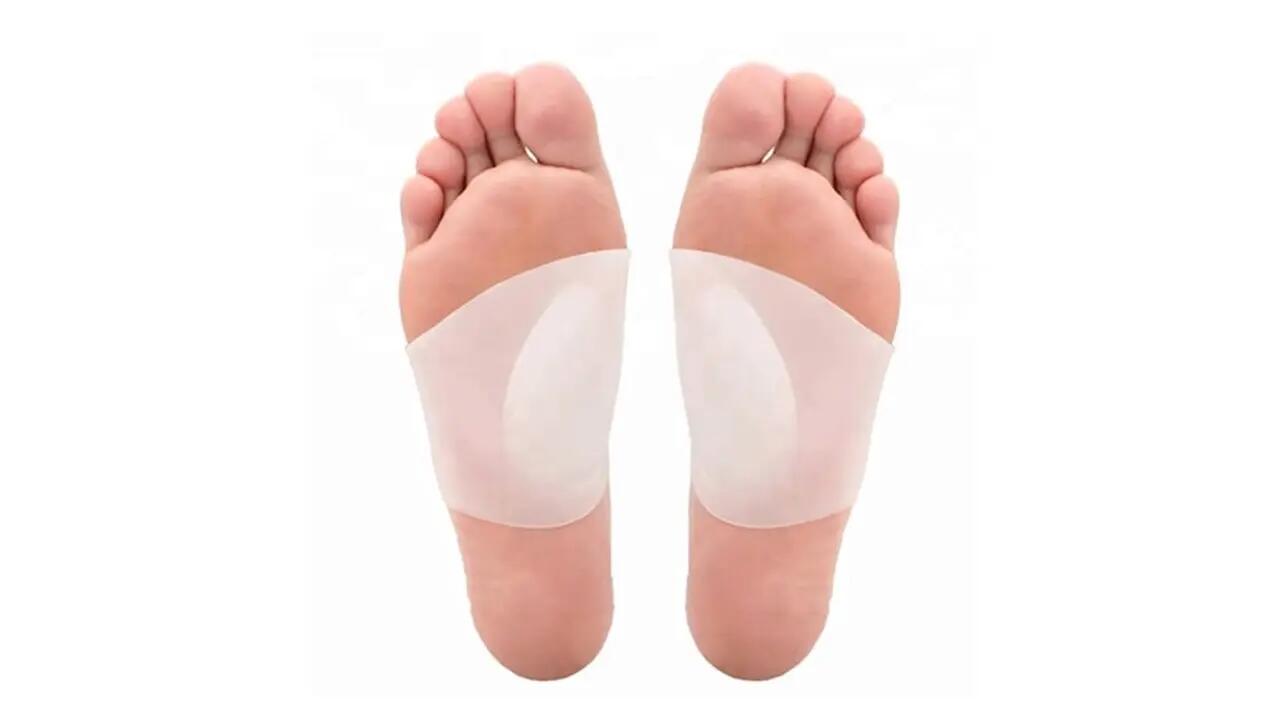 Talonete ortopedice din silicon cu silicon gel, S (34-38) 1/4