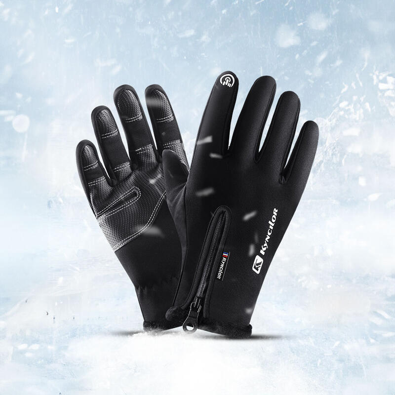 Rękawiczki sportowe Hurtel zimowe antypoślizgowe