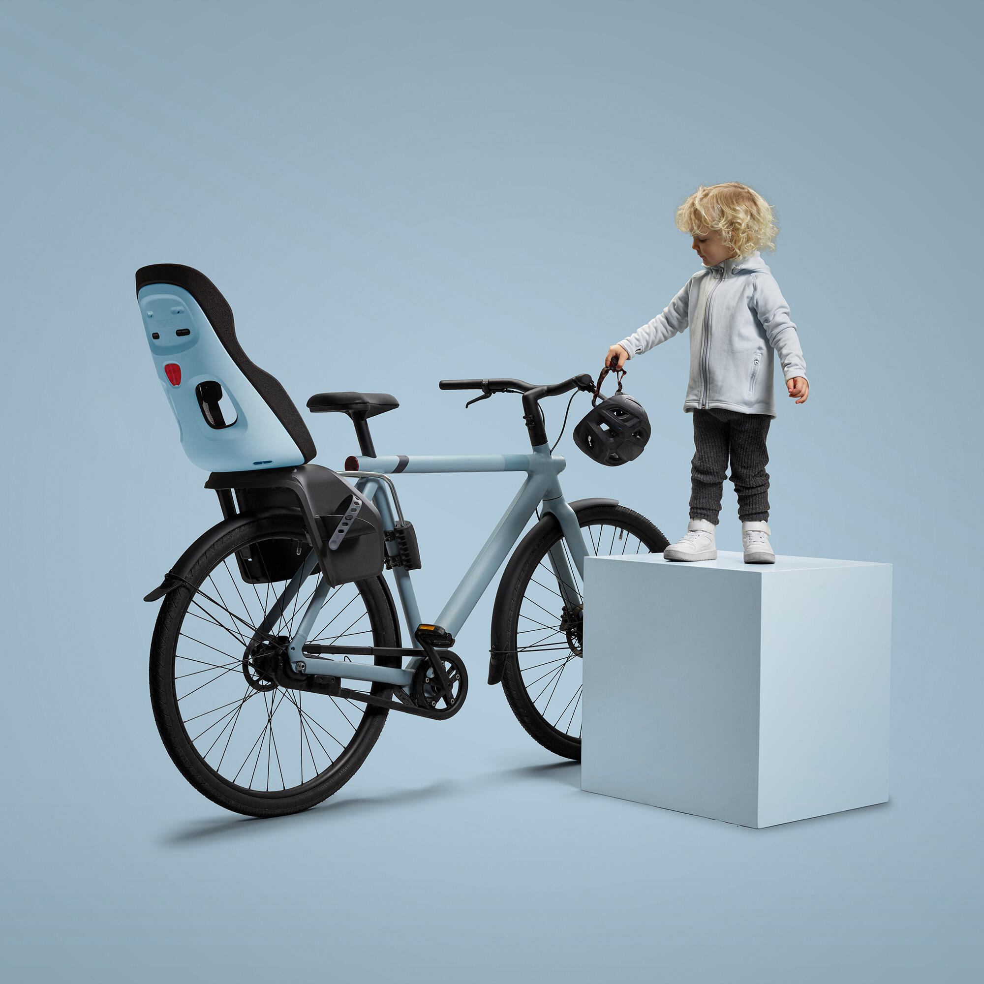 Kinderzitje achter Yepp Nexxt 2 Maxi voor framebevestiging 5/7
