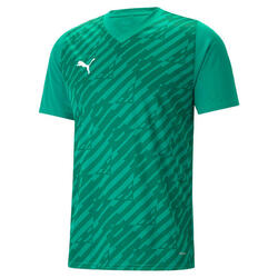 T-shirt Puma Teamultimate pour homme, vert chili, taille M