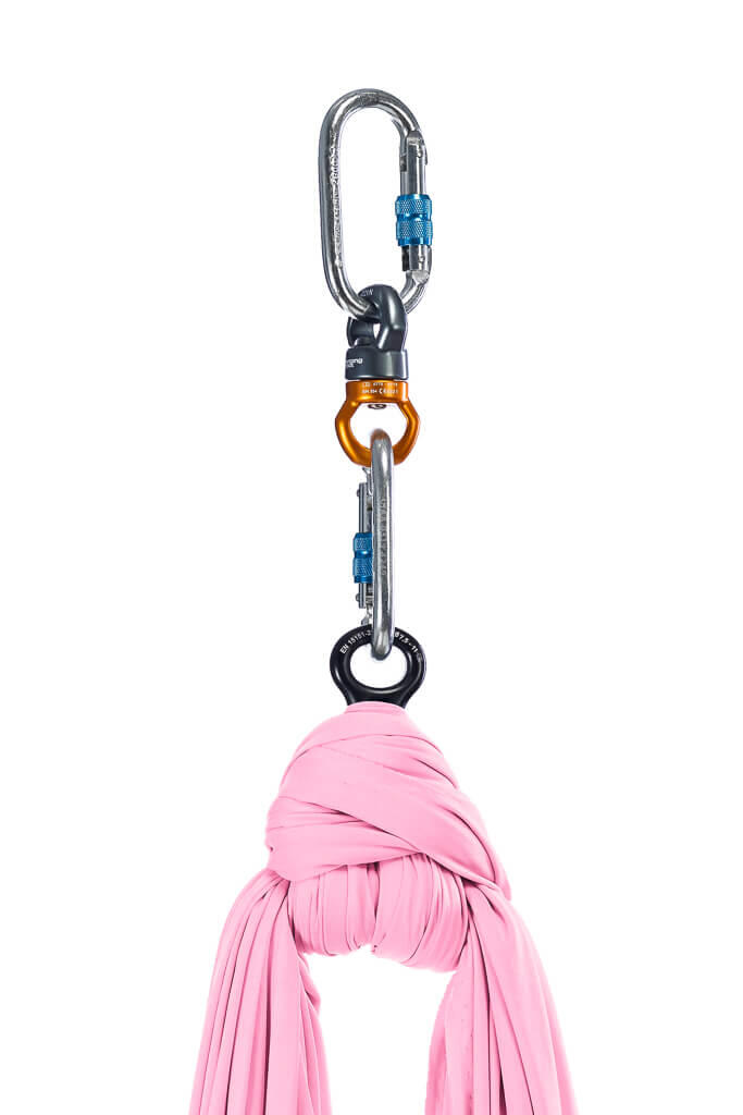 Szarfa akrobatyczna Aerial Silks Taniec w Powietrzu Just z krętlikiem 4/4