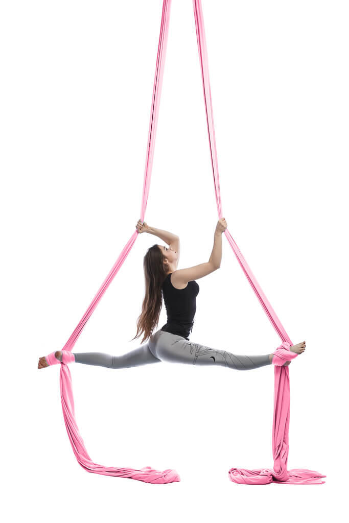 Szarfa akrobatyczna Aerial Silks Taniec w Powietrzu Just z krętlikiem 3/4