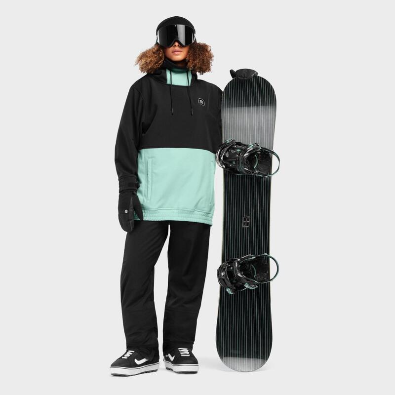 Veste snowboard femme Sports d'hiver W1-W Crystal Noir