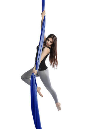 Szarfa akrobatyczna Aerial Silks Taniec w Powietrzu Just z krętlikiem