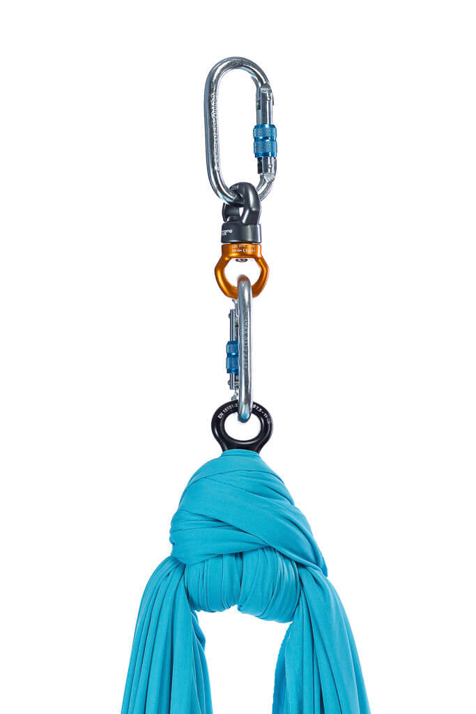 Szarfa akrobatyczna Aerial Silks Taniec w Powietrzu Just z krętlikiem 4/4